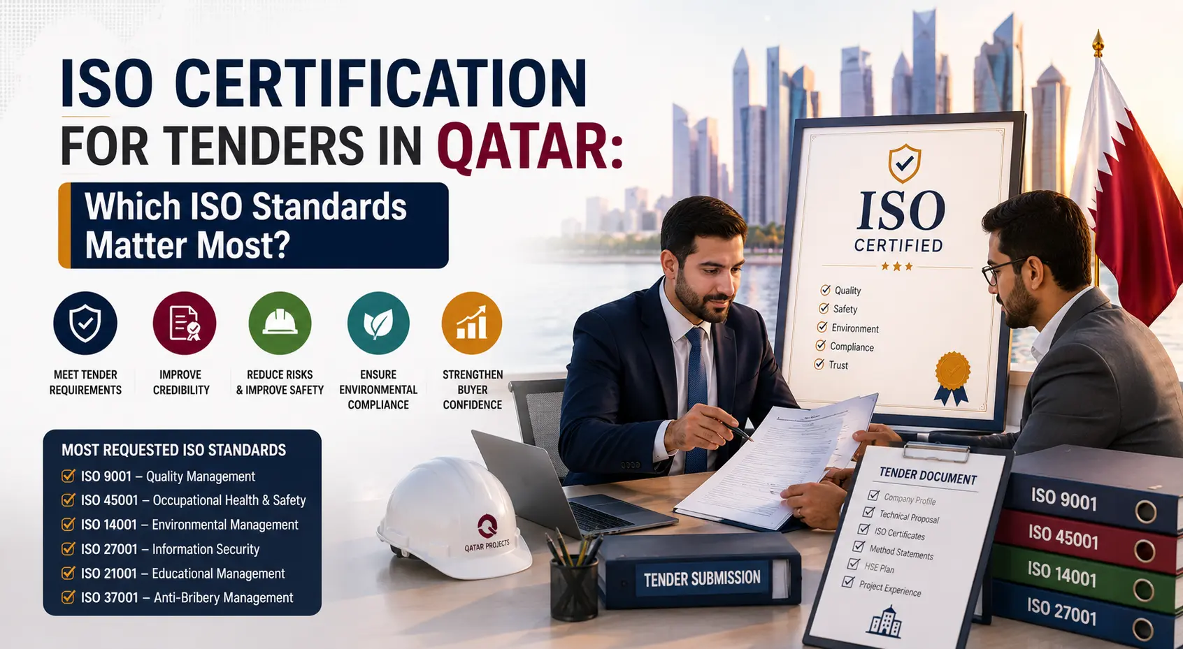 ISO Certification for Tenders in Qatar: Key Standards That Strengthen Bid Competitiveness